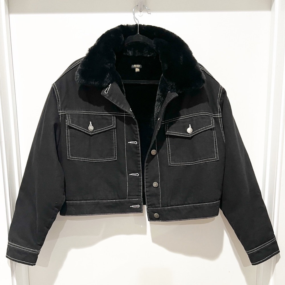 AFTM cropped denim jacket